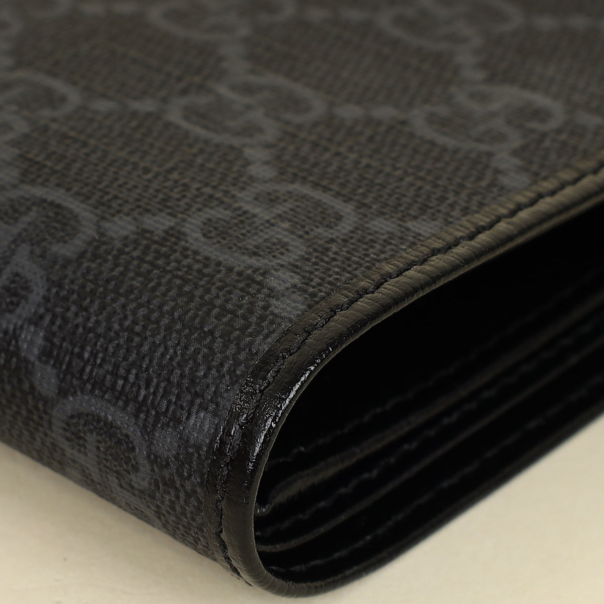 Gucci Black GG Supreme Bifold Wallet-Gucci-THE CLOSET