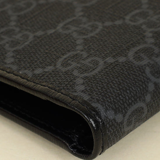 Gucci Black GG Supreme Bifold Wallet-Gucci-THE CLOSET