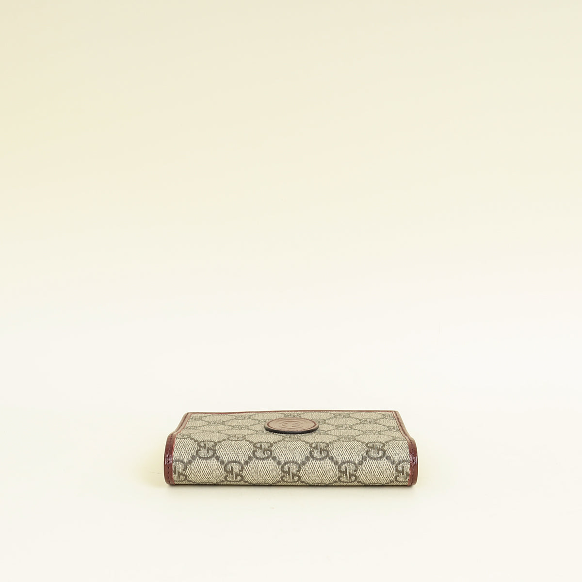 Gucci Bicolor Interlocking G Supreme Passport Wallet