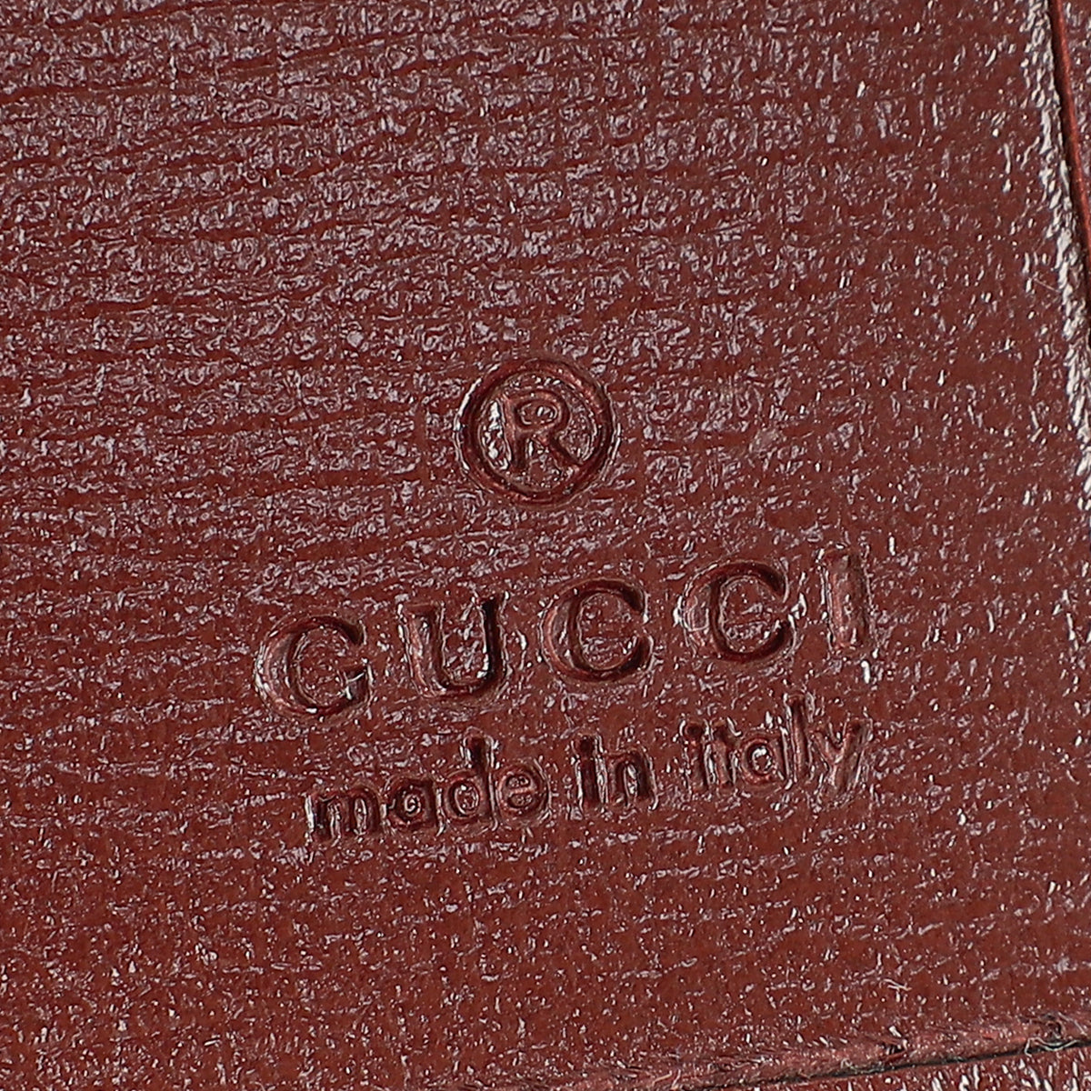 Gucci Bicolor Interlocking G Supreme Passport Wallet