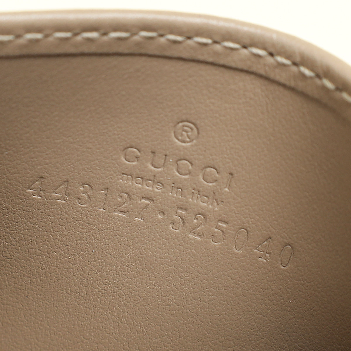 Gucci Taupe GG Marmont Card Case