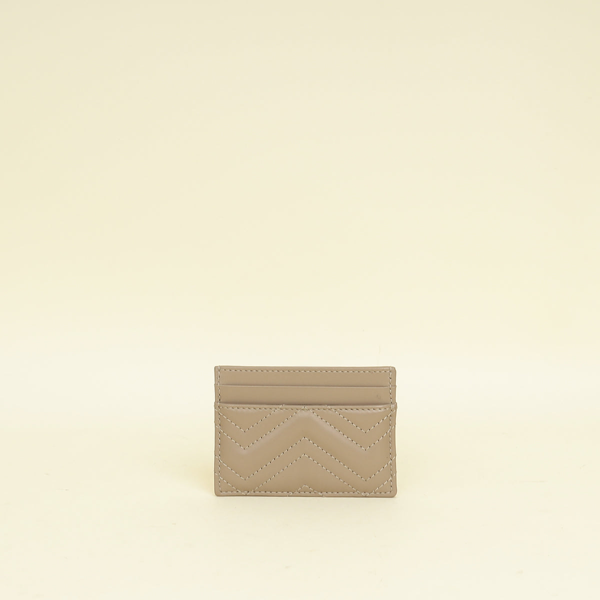 Gucci Taupe GG Marmont Card Case