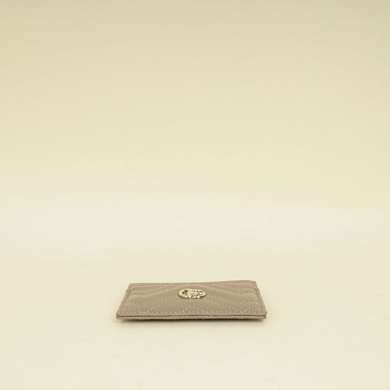 Gucci Taupe GG Marmont Card Case