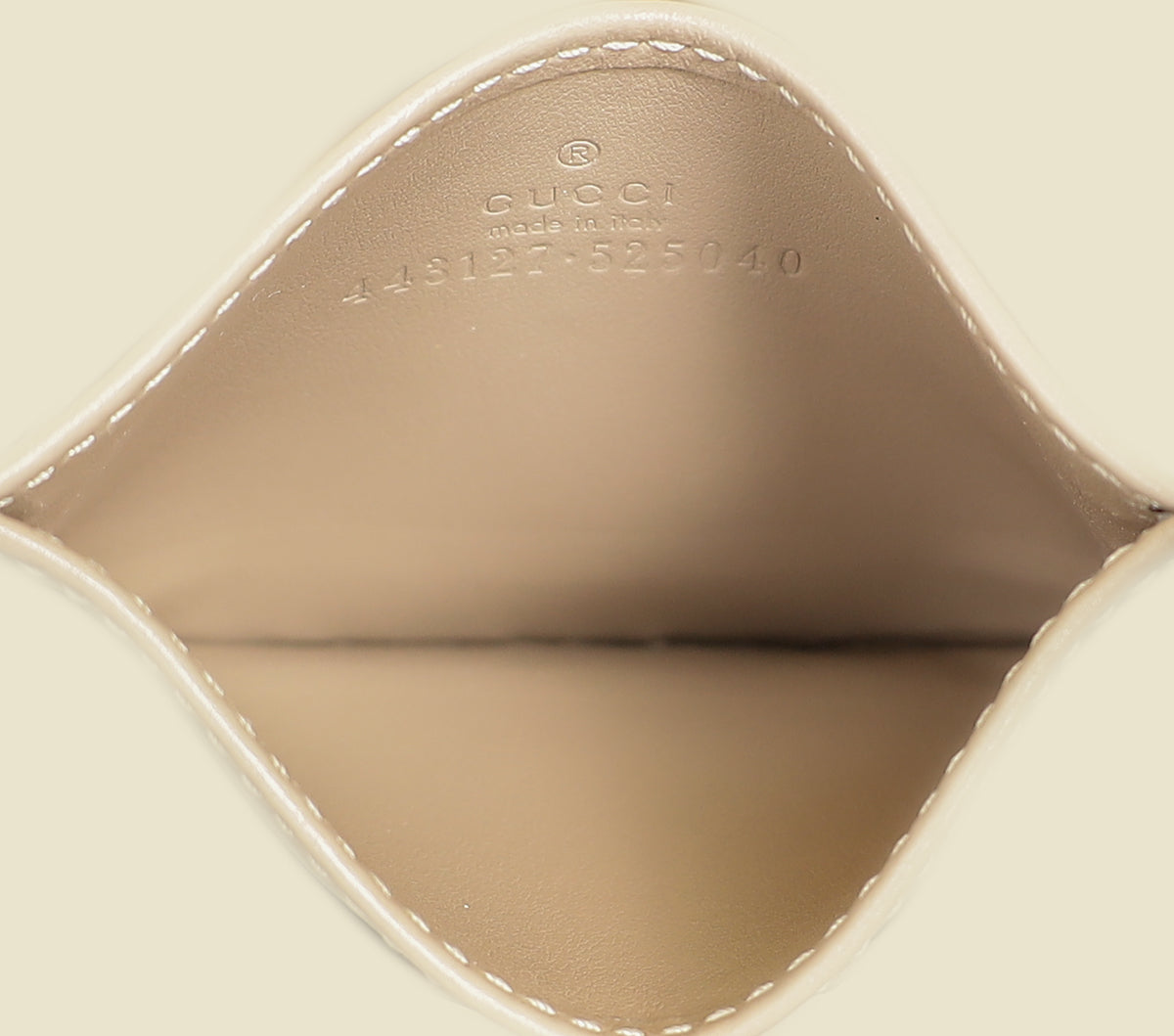 Gucci Taupe GG Marmont Card Case