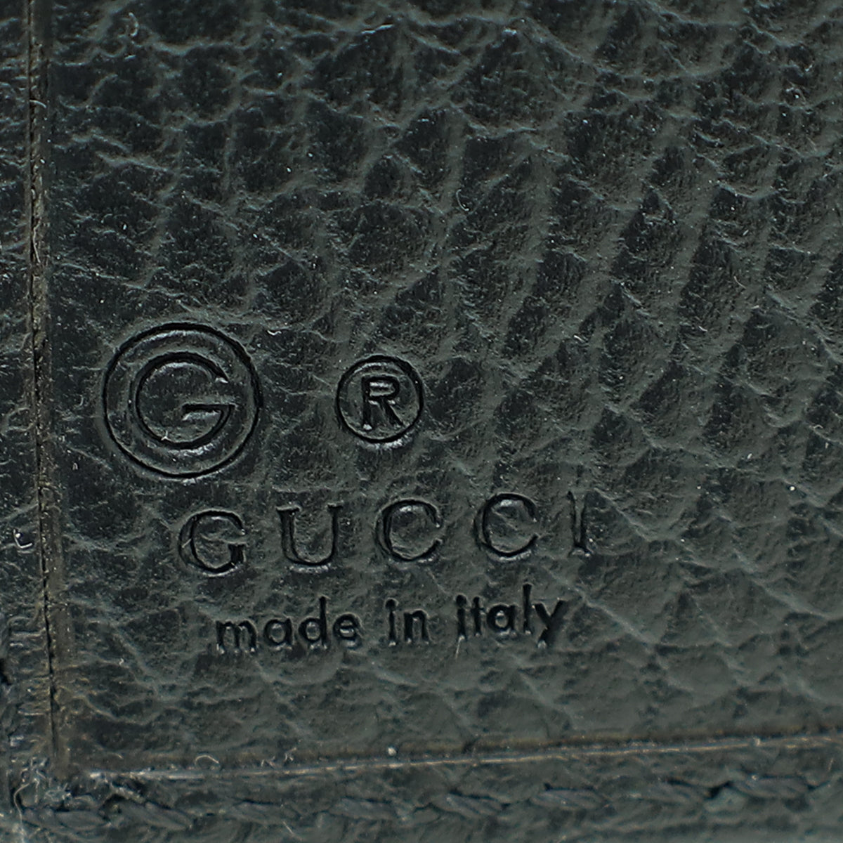 Gucci Black Interlocking G French Wallet
