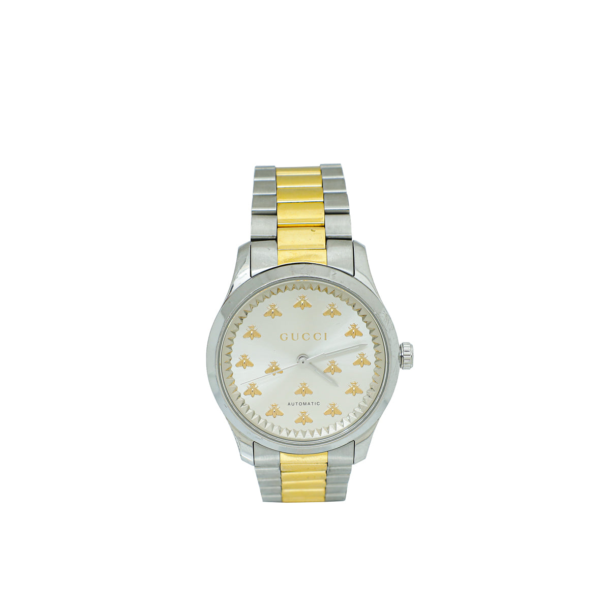 Gucci Steel & Gold G-Timeless Multibee 38mm Automatic Watch-Gucci-THE CLOSET