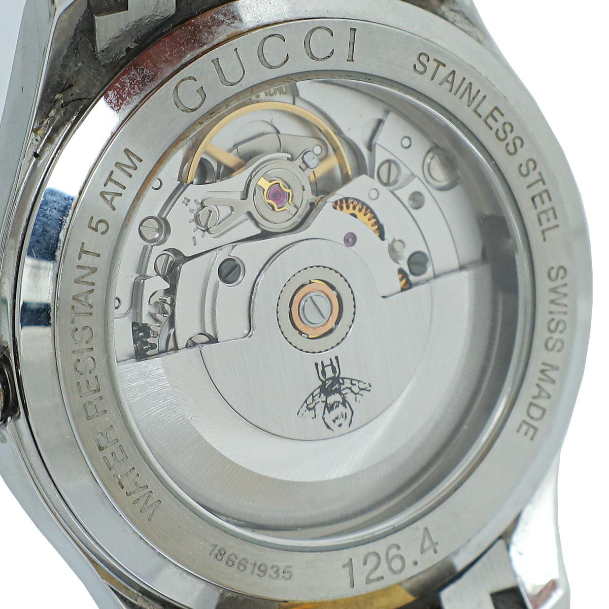 Gucci Steel & Gold G-Timeless Multibee 38mm Automatic Watch