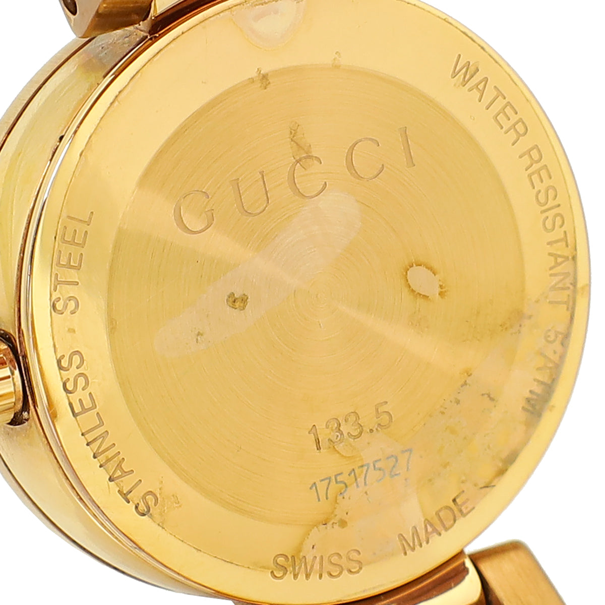 Gucci Stainless Steel Rose Gold Mother of Pearl Interlocking 28mm Quartz Watch