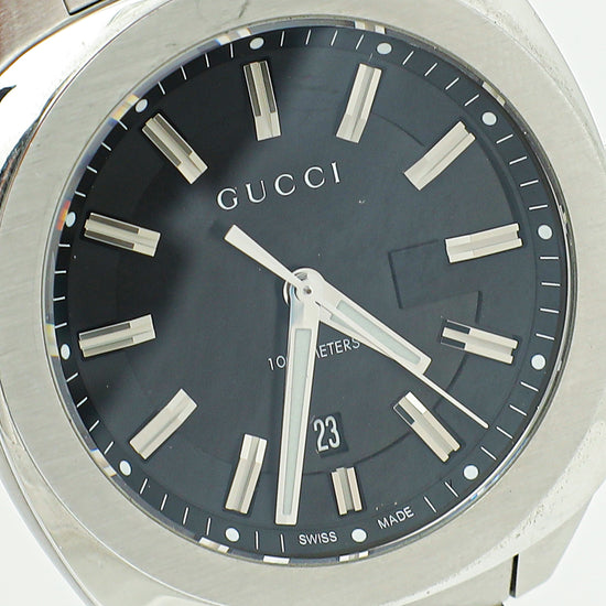 Gucci Stainless Steel GG 2570 Interlocking 41mm Quartz Watch