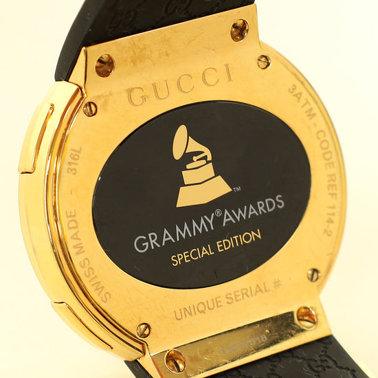 Gucci Stainless Steel Grammy Special Edition 44mm Quartz Movement Watch