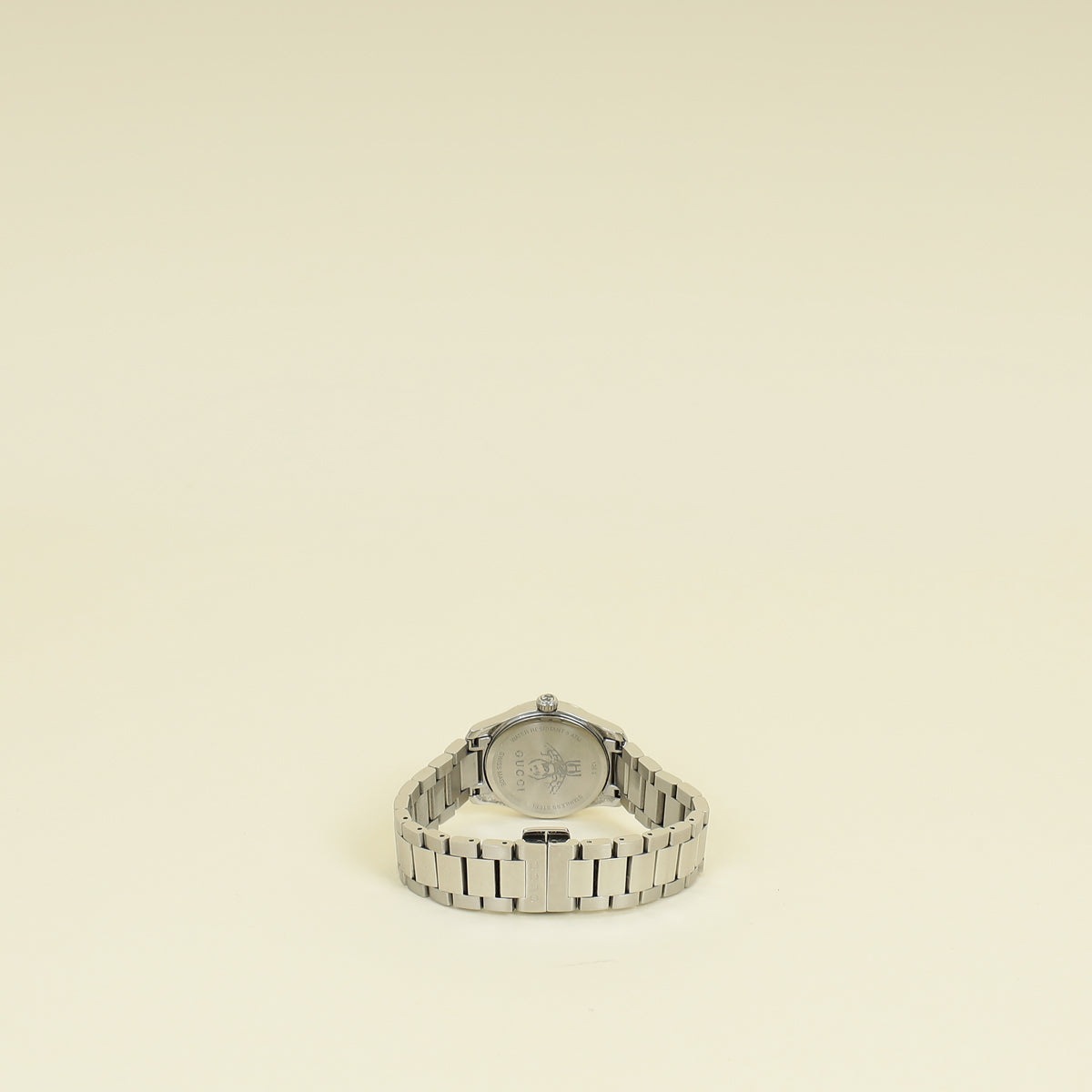 Gucci Stainless Steel G- Timeless 27 mm W/ Feline Head Motif Quartz Movement Watch