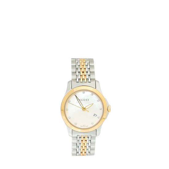 Gucci Stainless Steel G-Timeless 27mm Quartz Watch