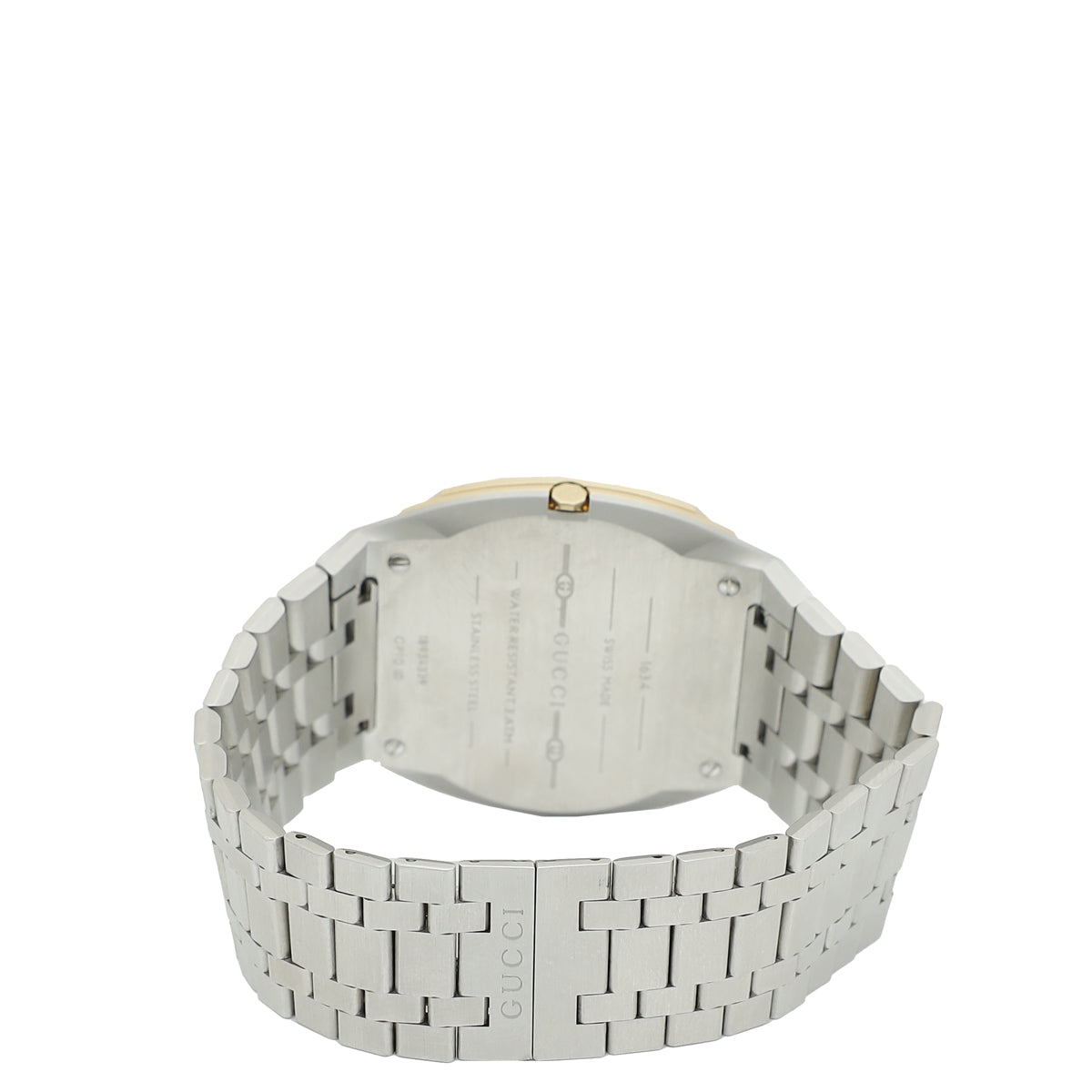 Gucci Stainless Steel 18K Yellow Gold 25H 30mm Quartz Watch-Gucci-THE CLOSET
