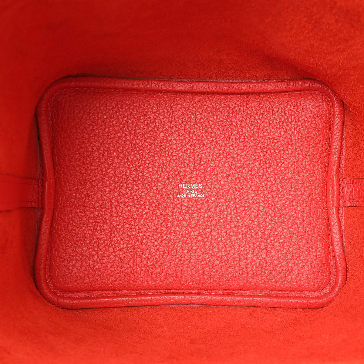 Hermes Rouge Tomate Picotin Lock 18 Bag