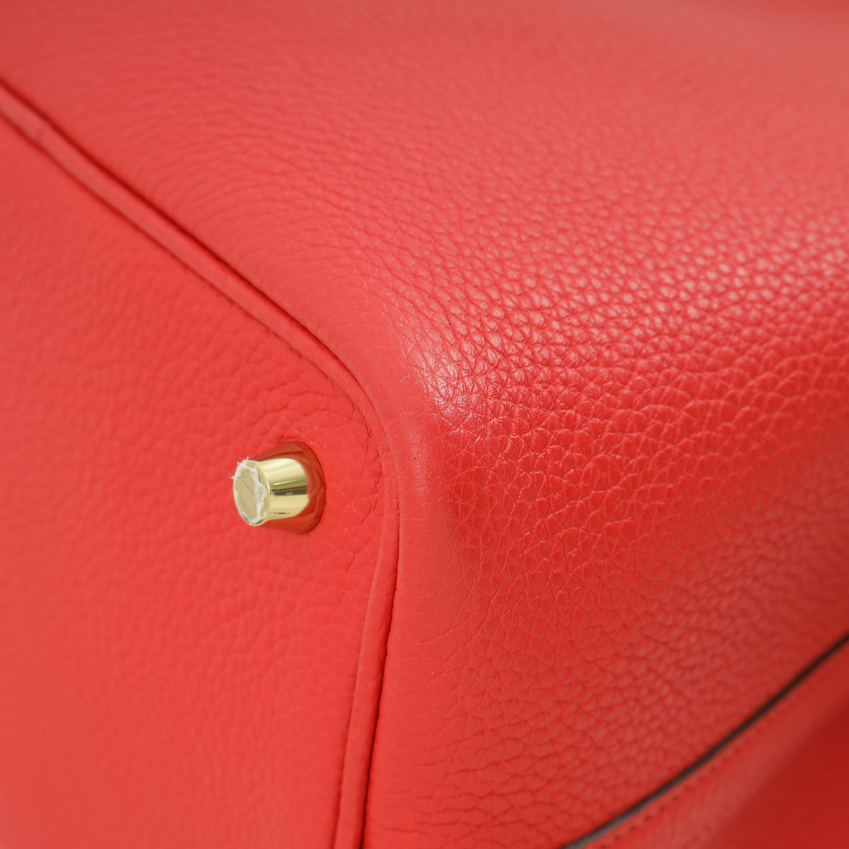 Hermes Rouge Tomate Picotin Lock 18 Bag