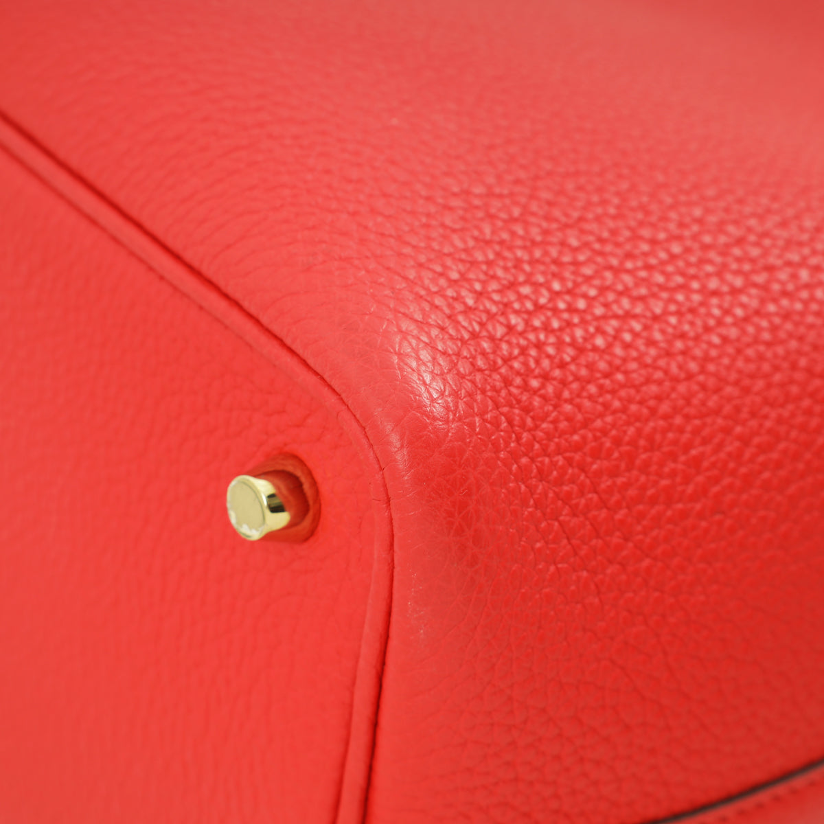 Hermes Rouge Tomate Picotin Lock 18 Bag