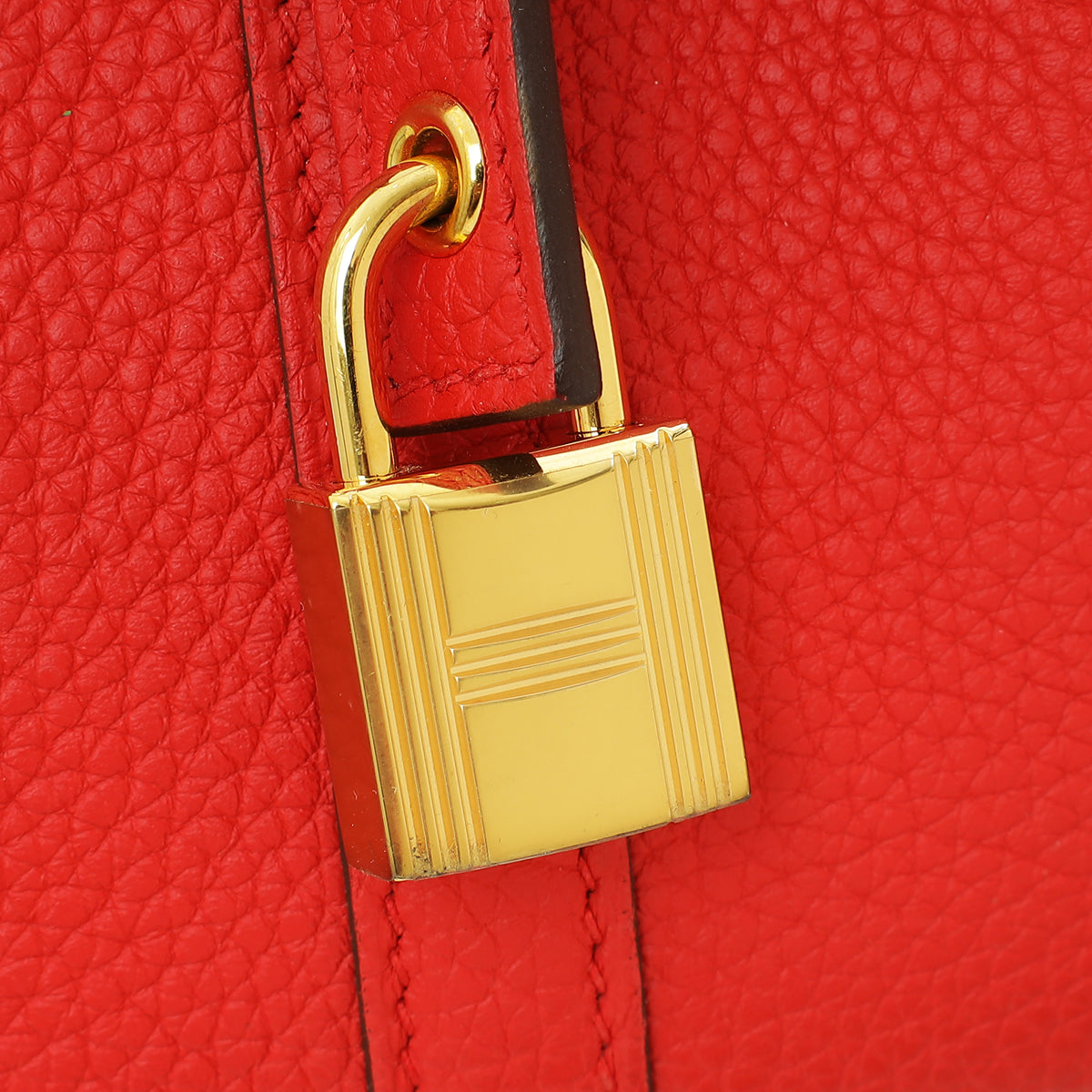 Hermes Rouge Tomate Picotin Lock 18 Bag