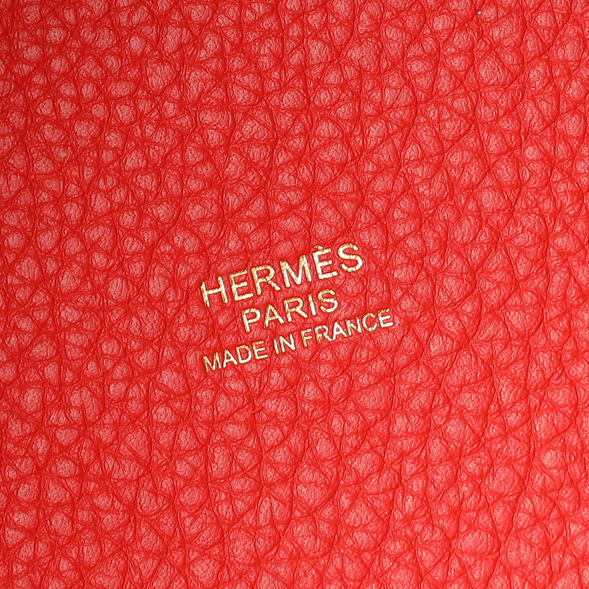 Hermes Rouge Tomate Picotin Lock 18 Bag