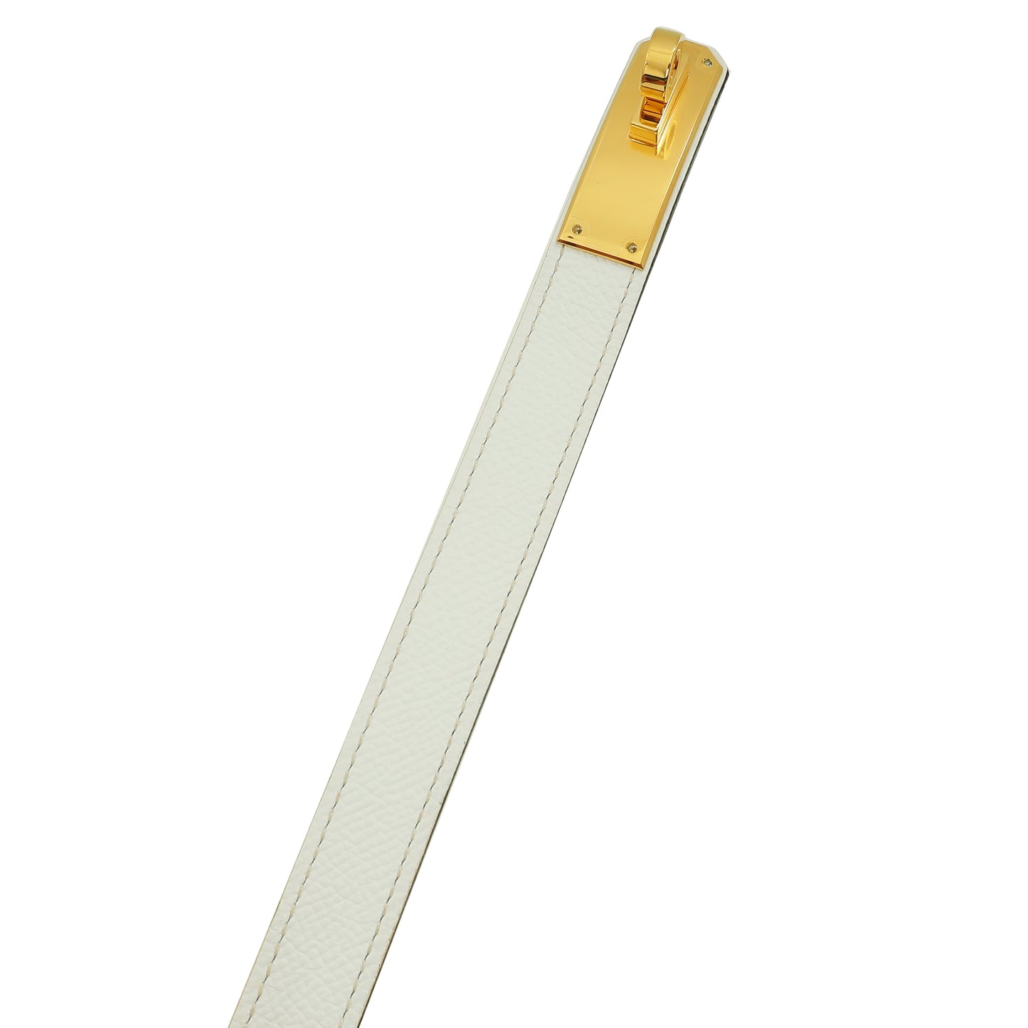 Hermes Blanc Kelly 18 Belt