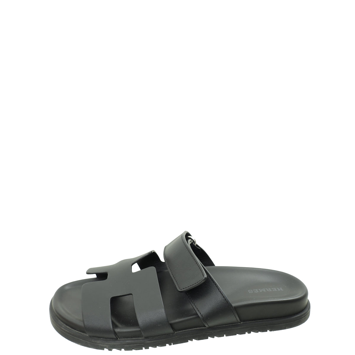 Hermes Noir Chypre Sandal 39