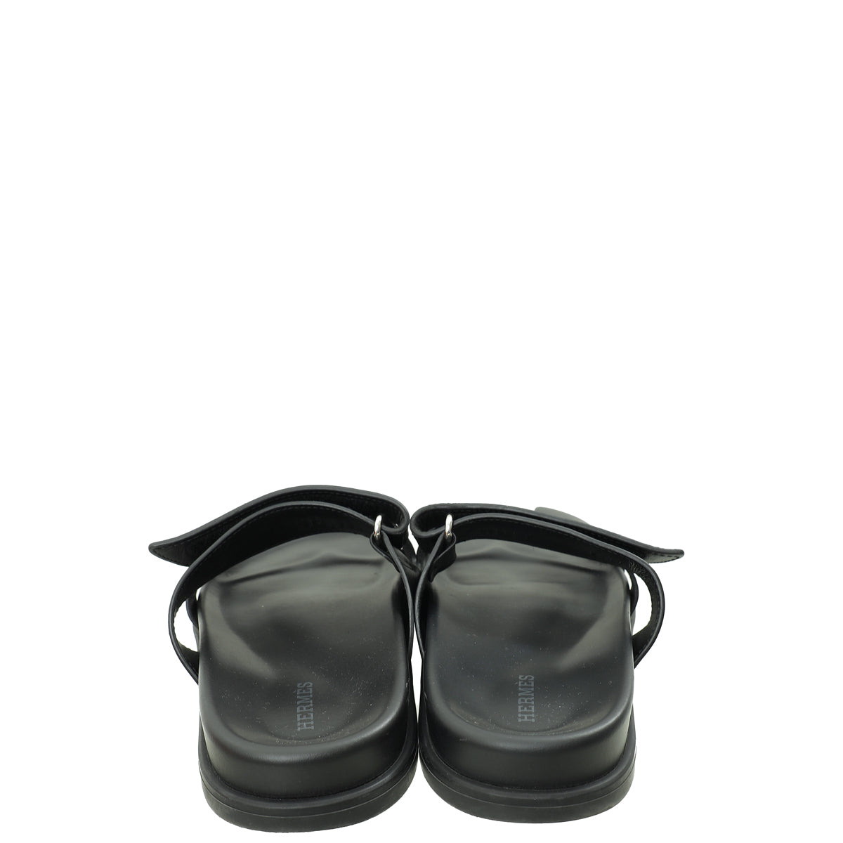 Hermes Noir Chypre Sandal 39