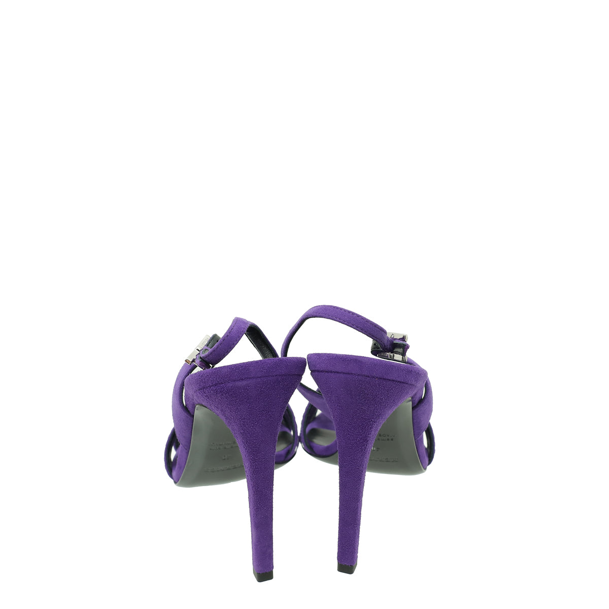 Hermes Violet Majorette Holy Suede Goatskin 105 Sandal 40