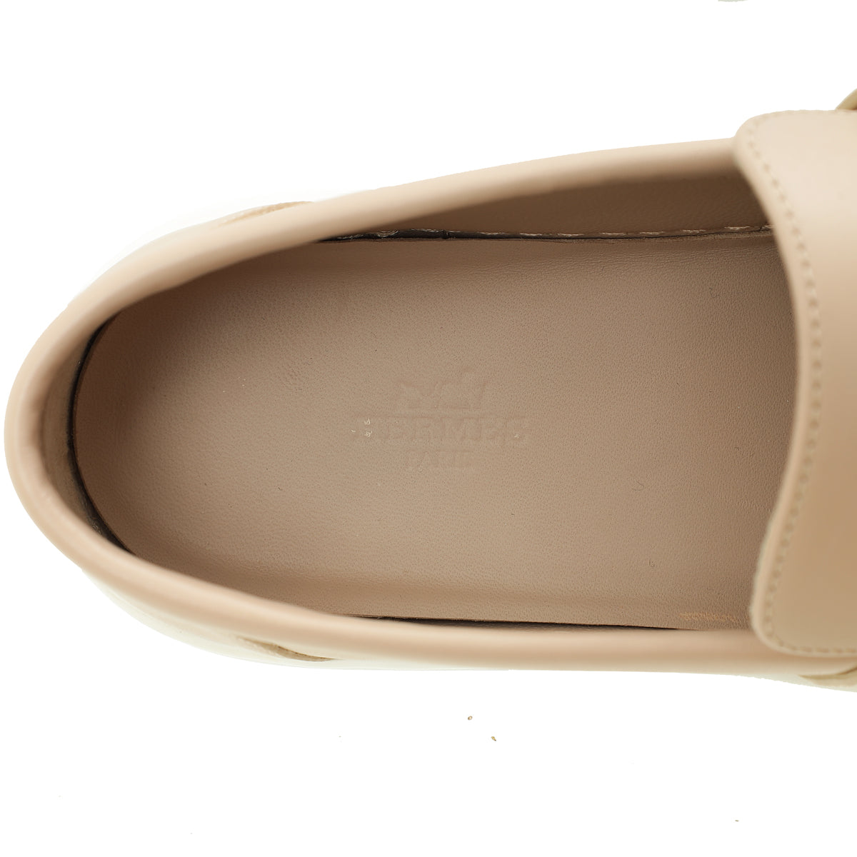 Hermes Beige Nude Game Slip-On Sneaker 39.5