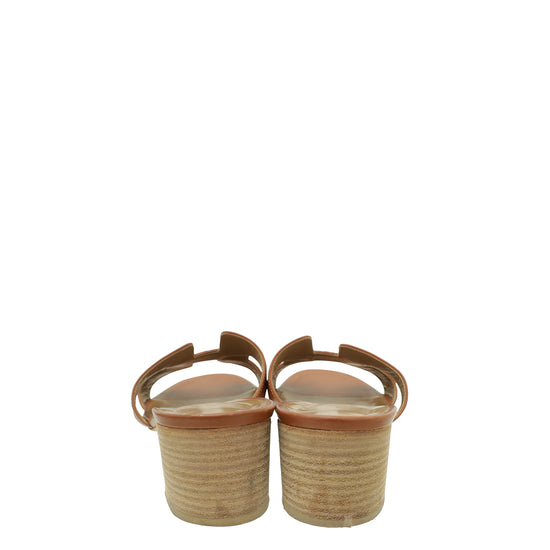 Hermes Gold Oasis Sandal 41.5