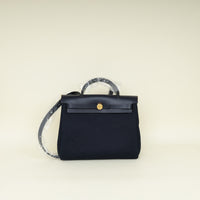 Hermes Indigo Sellier Herbag Zip 31 PM Bag