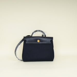 Hermes Indigo Sellier Herbag Zip 31 PM Bag