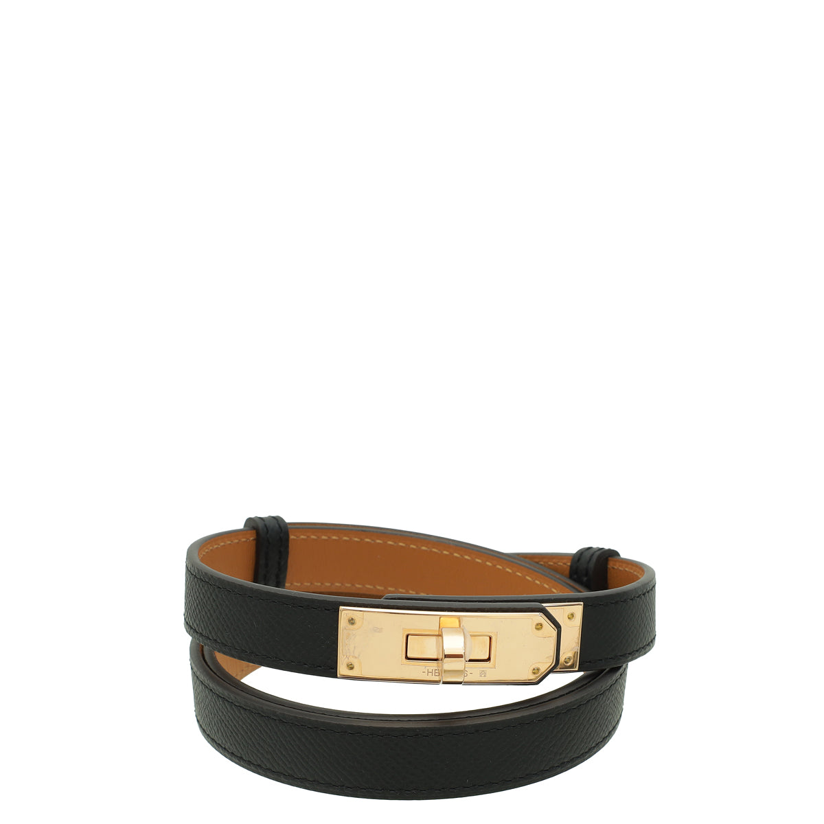 Hermes Noir Kelly 18 Belt