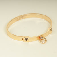 Hermes 18K Rose Gold Collier De Chien Small Model Bracelet