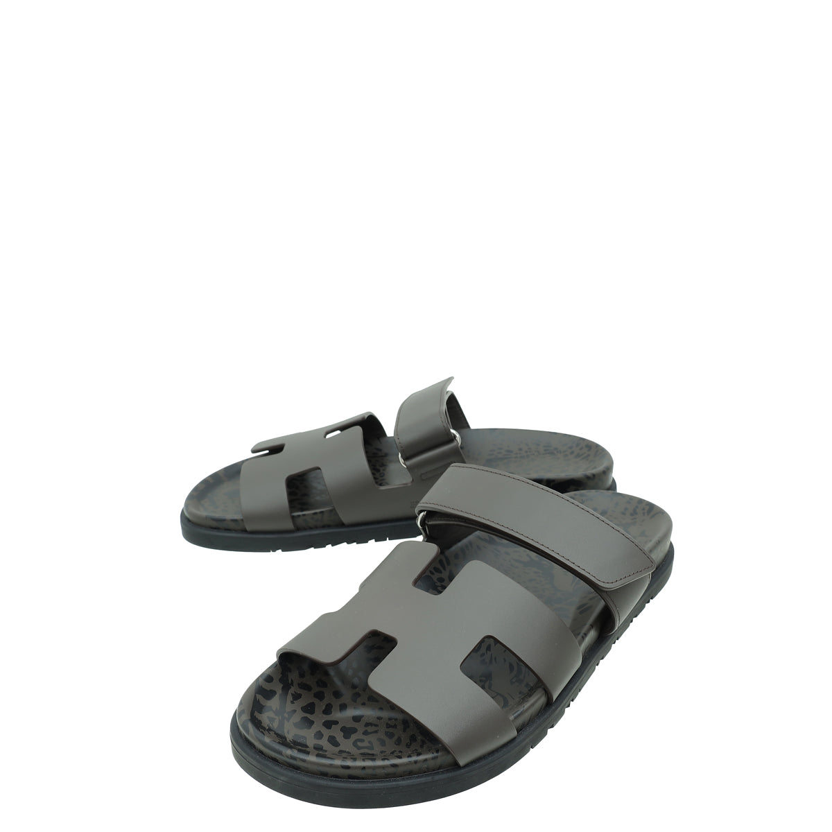 Hermes Ecorce Chypre Leopard Print Sandal 39-Hermes-THE CLOSET