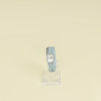 Harry Winston 18K White Gold MOP Diamond Emerald Quartz Watch