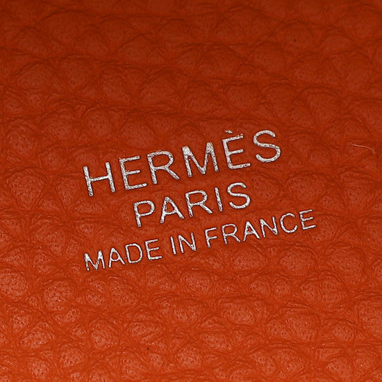 Hermes Orange Picotin Lock 18 Bag