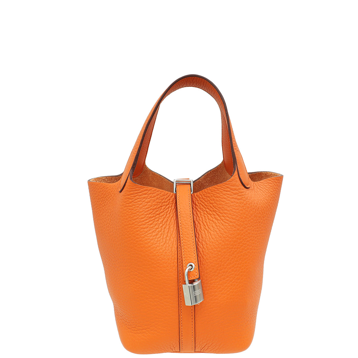 Hermes Orange Picotin Lock 18 Bag