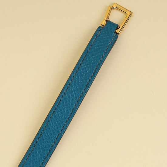 Hermes Turquoise Rivale Double Tour Bracelet-Hermes-THE CLOSET