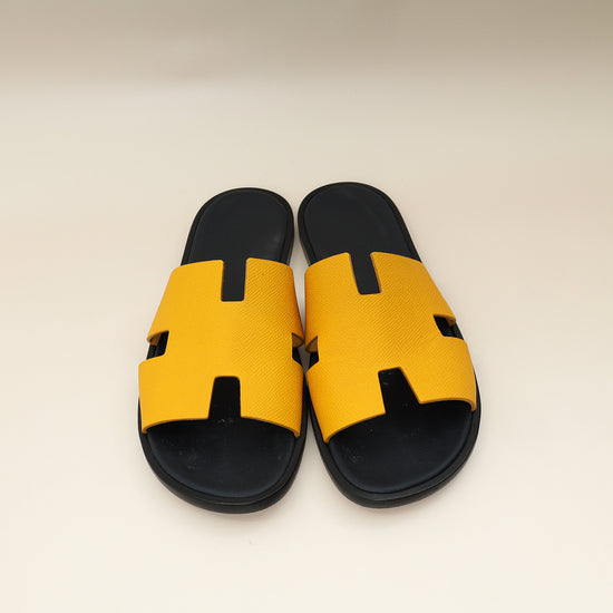 Hermes Jaune Ambre Izmir Sandal 43-Hermes-THE CLOSET