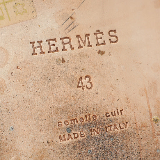 Hermes Jaune Ambre Izmir Sandal 43-Hermes-THE CLOSET