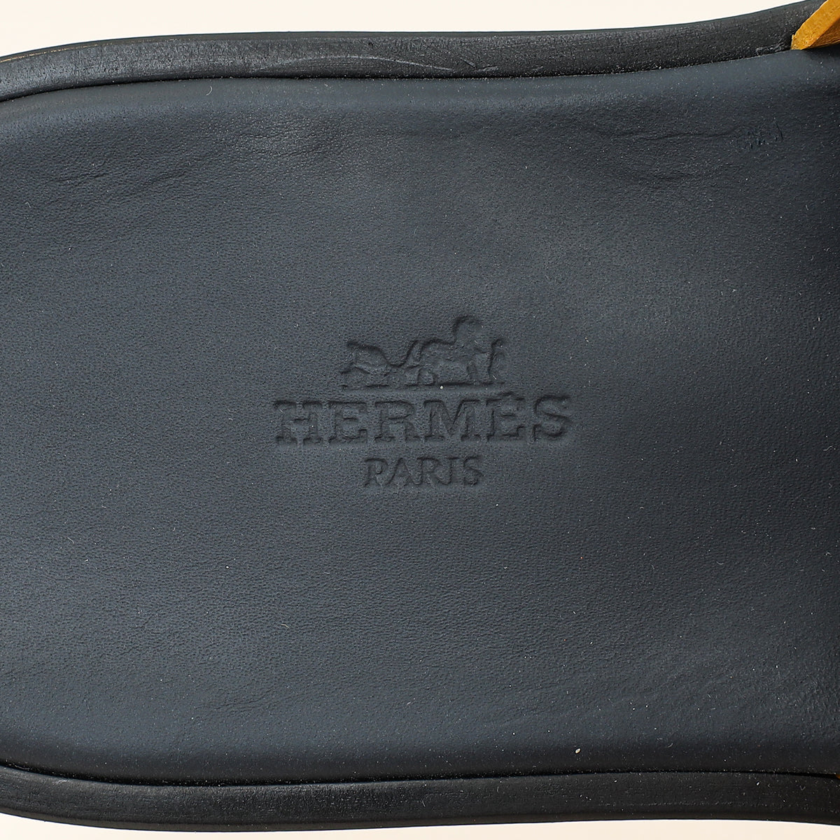 Hermes Jaune Ambre Izmir Sandal 43-Hermes-THE CLOSET