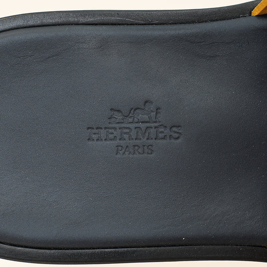 Hermes Jaune Ambre Izmir Sandal 43-Hermes-THE CLOSET