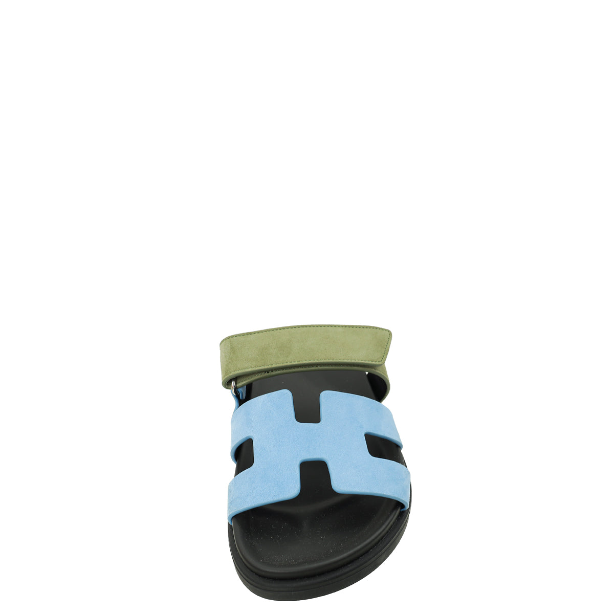 Hermes Bicolor Suede Goatskin Chypre Sandal 37-Hermes-THE CLOSET