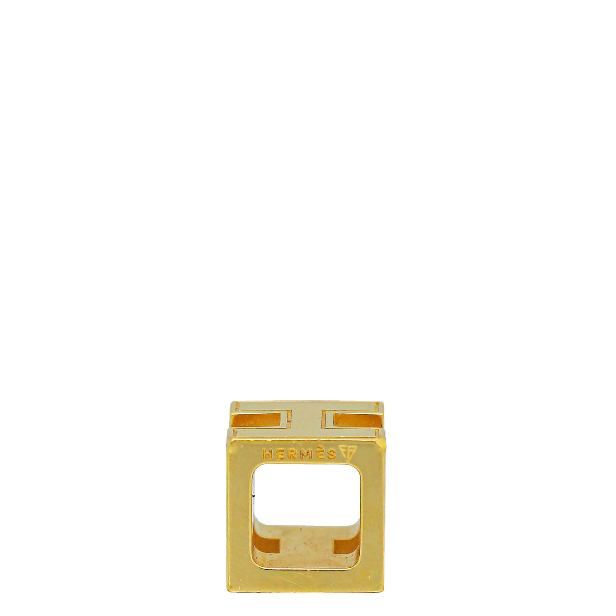 Hermes Orange Cage D'H Pendant-Hermes-THE CLOSET