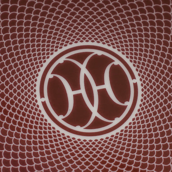 Hermes Rouge H Deco Bread And Butter Plate n 1 Set (2 PSC)-Hermes-THE CLOSET