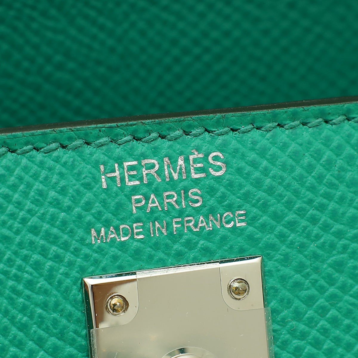 Hermes Vert Jade Kelly 25 Sellier Bag
