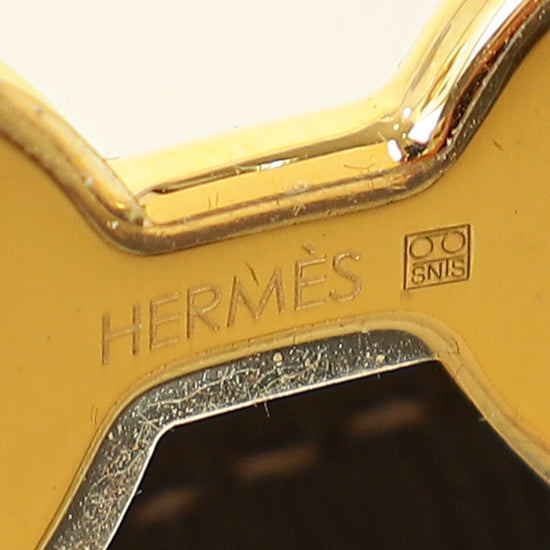 Hermes Chocolate Baby Pavane Double Tour Bracelet