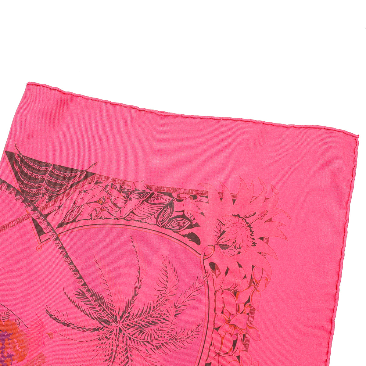 Hermes Rose Fuchsia Surteint Aloha Scarf-Hermes-THE CLOSET