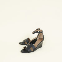 Hermes Noir Legend Sandal 37.5