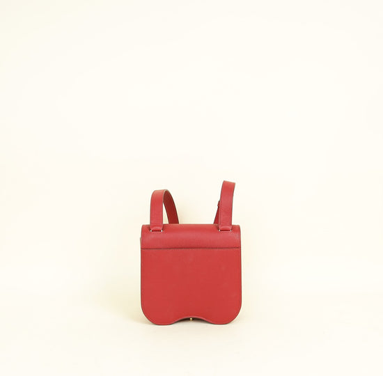 Hermes Rouge Garance Della Cavalleria Mini II Bag
