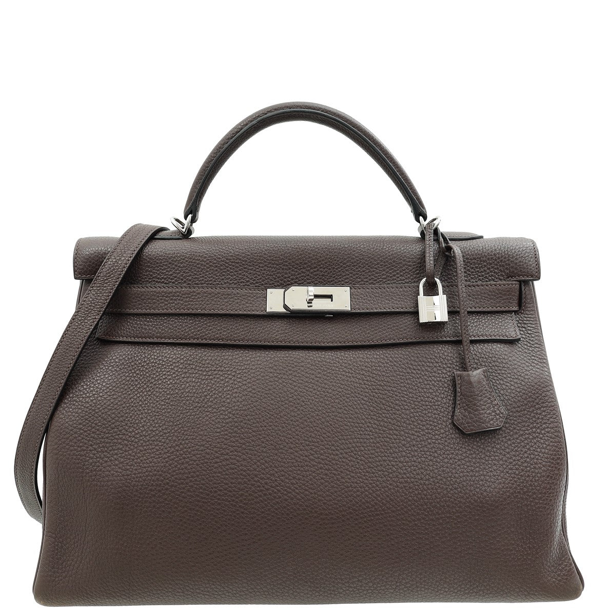 Hermes Chocolate Retourne Kelly 40 Bag-Hermes-THE CLOSET